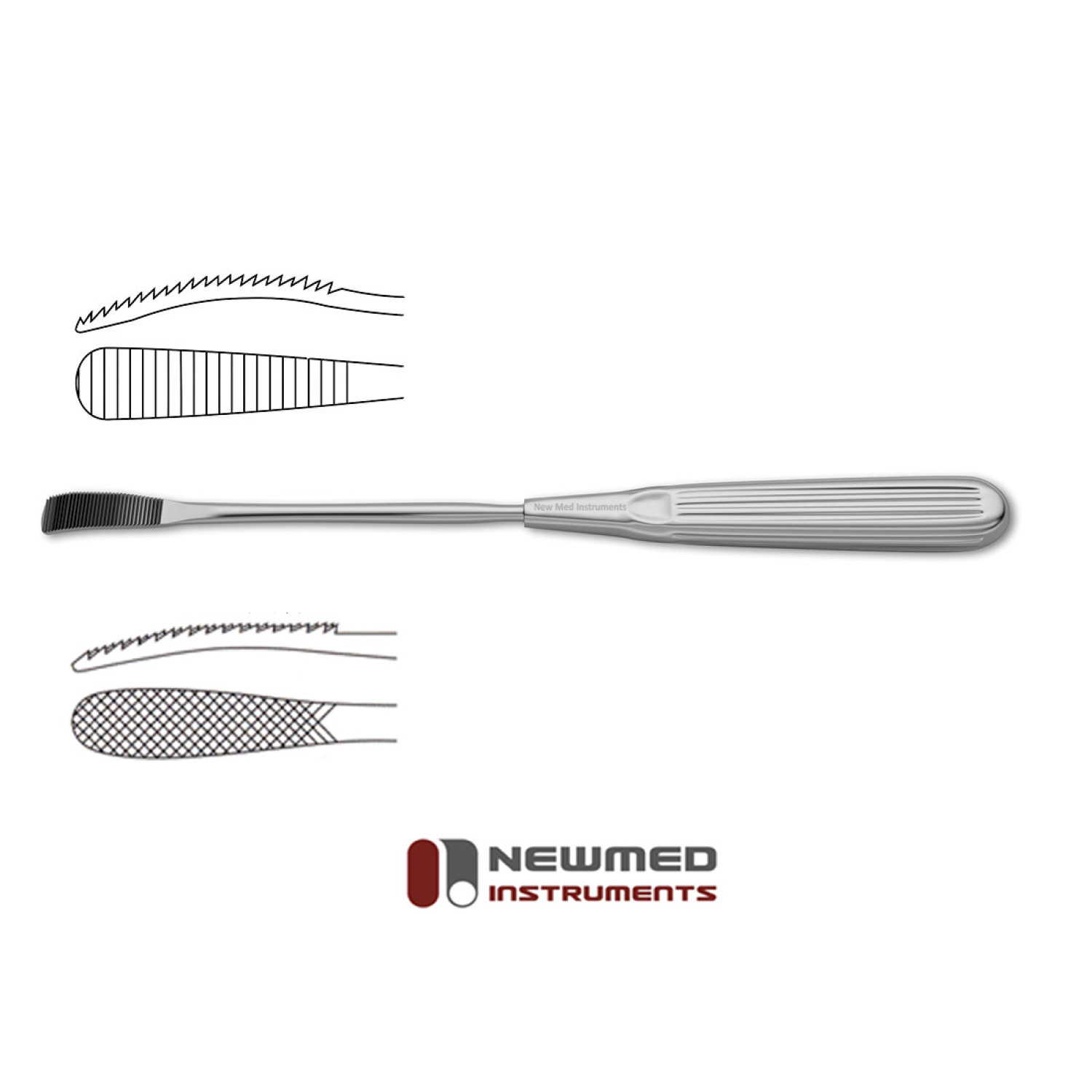Aufricht Nasal Rasp Curved New Med Instruments